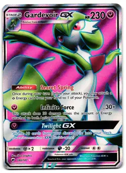 Gardevoir GX 140/147 - Burning Shadows Rare Ultra Pokemon TCG - HP Card - Image 1