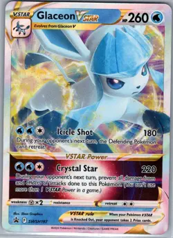 Glaceon VSTAR - SWSH197 SWSH: Sword & Shield Promo Cards - Pokemon Card - NM - Image 1