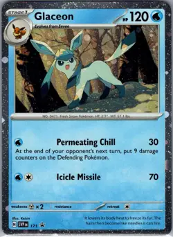 Glaceon - (Cosmos Holo) 171 Holo Scarlet & Violet Promo - Pokemon Card - NM - Image 1