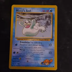 ~ Pokemon Vintage Cards Lot - Marshtomp, Clefairy, Misty's Seel - 10 ~ - Image 5