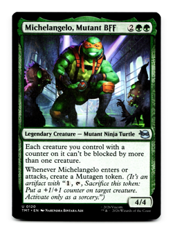 Michelangelo, Mutant BFF [Teenage Mutant Ninja Turtles] MTG TMT 0120 NM 🌳 - Image 3