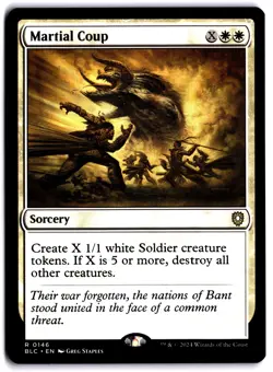 Martial Coup NM BLC Commander: Bloomburrow MTG - Image 1