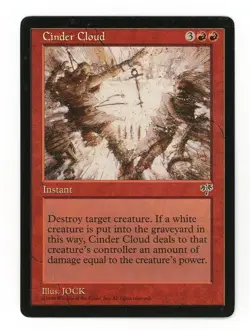 Magic the Gathering Mirage Cinder Cloud MTG Red NM 1996 - Image 1