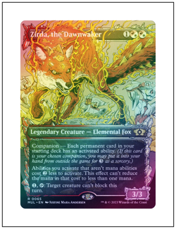 1x Zirda, the Dawnwaker, Foil, Multiverse Legends, Magic MTG NM - Image 1