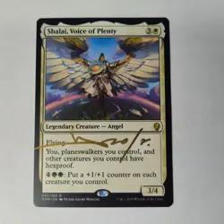 MTG Shalai, Voice of Plenty Dominaria - Signed by Artist Victor Adame Minguez - Image 1