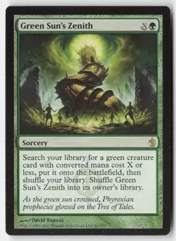 MTG - Green Sun's Zenith #81 - Regular - MBS Mirrodin Besieged - Image 1