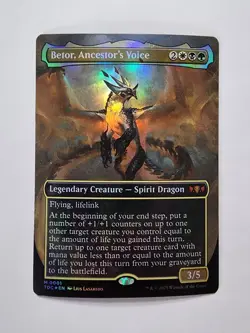 Betor, Ancestor's Voice (Borderless) Commander: Tarkir: Dragonstorm • Foil MTG - Image 1