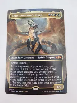 Betor, Ancestor's Voice (Borderless) Commander: Tarkir: Dragonstorm • Foil MTG - Image 2