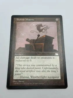 Bubble Matrix - Weatherlight - MTG - Rare - Magic The Gathering - Image 2