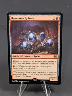 Ravenous Robots MTG Teenage Mutant Ninja Turtles 106 Rare - Image 1