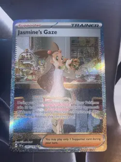Pokemon TCG Jasmine's Gaze Full Art Holo Trainer Surging Sparks #245/191 - Image 1