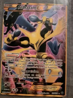 Alakazam EX 125/124 Fates Collide Secret Rare Pokemon Card - Image 1