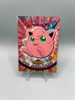 Jigglypuff #39 Topps Series 1 Black Logo Pokemon NM/LP - Image 1