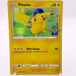 Pokemon TCG Pikachu 028/078 Holo Pokemon GO Set SWSH NM - Image 1