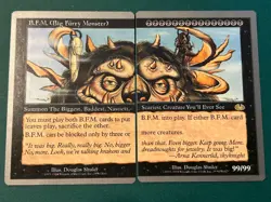 MTG Big Furry Monster Unglued NM/LP Both Cards - Image 1