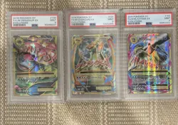 Pokemon M Venusaur Charizard Blastoise EX Evolutions XY FA Set 101/108 PSA 9 Set - Image 1