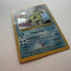 Pokemon TCG Gyarados 6/102 Base Set Holo Rare - Vintage 1999 - Image 3