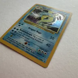 Pokemon TCG Gyarados 6/102 Base Set Holo Rare - Vintage 1999 - Image 4