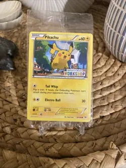 Build a Bear Pokemon Card Pikachu Promo Trading Card TCG SEALED NEW - Image 1