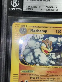 TCG Pokemon MACHAMP H15/H32 Holo Skyridge ENG BGS 6 - Image 2