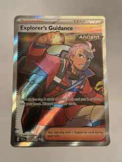 Pokemon TCG Temporal Forces Explorer's Guidance Ultra Rare 200/162 Full Art - Image 1