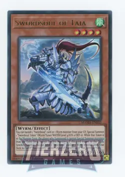 Yugioh Swordsoul of Taia MAMA-EN035 Ultra Rare 1st Edition Near Mint - Image 1