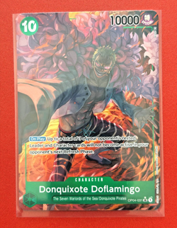 Donquixote Doflamingo Alt Art OP04-031 One Piece Kingdoms Of Intrigue SR NM/M - Image 1