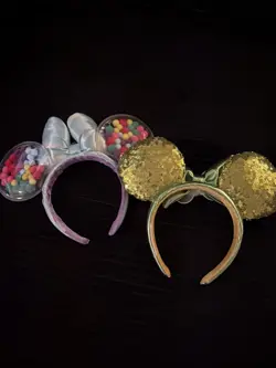 Minnie Ears Disney Parks UP Grape Soda Cap Balloons Tinker Bell (2) Headbands 🎈 - Image 4