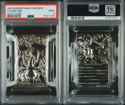 1999 Burger King Pokemon Charizard Gold Card PSA 9 - Image 1