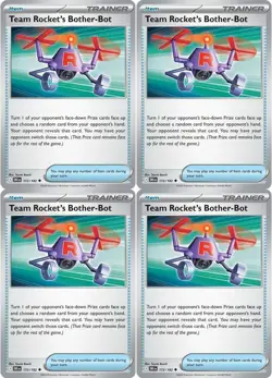 Team Rocket’s Bother-Bot 172/182 - Destined Rivals - Pokemon Trainer Card Lot - Image 1