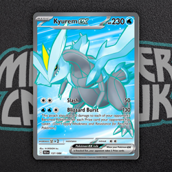 Kyurem Ex 157/086 - Pokemon Black Bolt Card BLK - Ultra Rare Full Art - EN/NM - Image 1