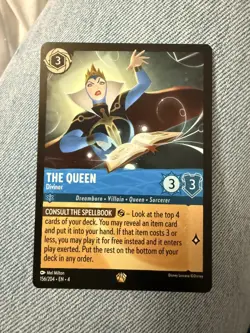 The Queen - Diviner - Ursula's Return NM Disney Lorcana Card 156/204 - Image 1