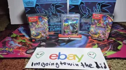 Pokemon TCG Phantasmal Flames ETB New / Factory Sealed Lot of 2 and 2 boosters - Image 1