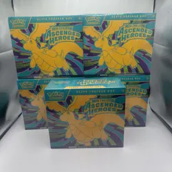 LOT of 5 Pokemon Mega Evolution Ascended Heroes Elite Trainer Box ETB Sealed New - Image 1
