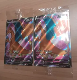 Charizard V SWSH050 Champion's Path ETB Pokemon Promo Sealed - Nm Lot Of 2 - Image 1