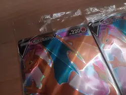 Charizard V SWSH050 Champion's Path ETB Pokemon Promo Sealed - Nm Lot Of 2 - Image 3