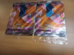 Charizard V SWSH050 Champion's Path ETB Pokemon Promo Sealed - Nm Lot Of 2 - Image 5