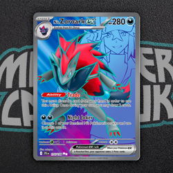 Pokemon TCG - English Journey Together (JTG) - Zoroark EX Ultra Rare (175/159) - Image 1