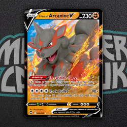 Hisuian Arcanine V 090/195 Silver Tempest NM Ultra Rare Pokemon TCG - Image 1