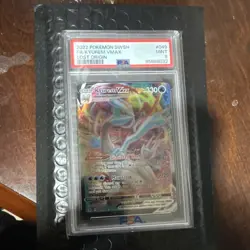 Pokemon TCG Kyurem VMAX 049/196 Swsh11: Lost Origin Full Art Holo PSA 9 - Image 1
