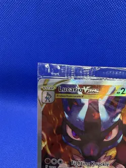 Lucario VSTAR SWSH291 Pokemon TCG Crown Zenith Sealed Black Star Promo - Image 2
