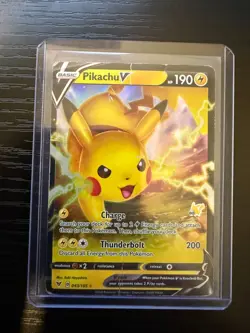Pokemon Pikachu V 043/185 Full Art Ultra Rare MP/HP - Image 1