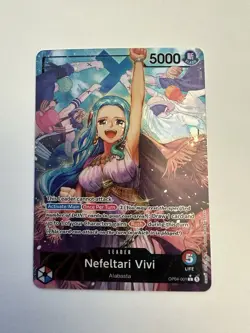 One Piece Nefeltari Vivi OP04-001 Alternate Art Leader - Image 1