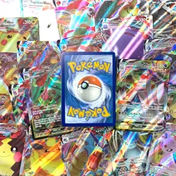 50 POKEMON CARDS 🔥 Bulk Lot No Duplicates 💎 1 Ultra Rare GUARANTEED ⚡ EX V GX - Image 4