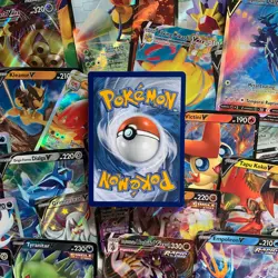 50 POKEMON CARDS 🔥 Bulk Lot No Duplicates 💎 1 Ultra Rare GUARANTEED ⚡ EX V GX - Image 5