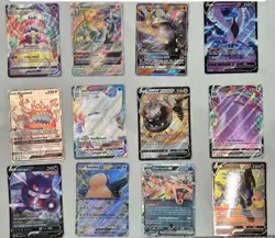 100 Pokemon Cards Bulk Lot - 3x EX/V/ Vmax/GX + 16x Holos/Reverse + Free Gift - Image 1