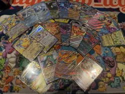 Pokemon EX Card Lot 10x EX Cards Bundle Scarlet Violet, Mega NM Pokemon TCG Bulk - Image 1