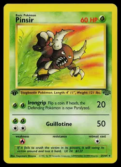 Pokemon Card - Pinsir Jungle 25/64 Rare 1st Edition - Image 1