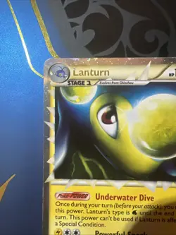 Pokemon TCG Lanturn Prime Reverse Holo Card Unleashed 86/95 HS Rare LP MP 2010 - Image 4