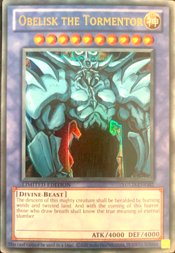 Obelisk the Tormentor - Ultra Rare - YGLD-ENG02 YuGiOh TCG Card - Image 1